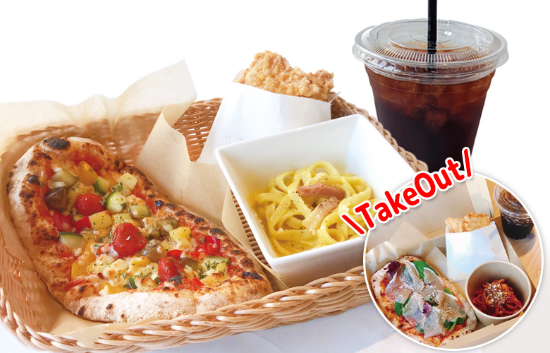 ハーフピッツァ　ハーフパスタセット